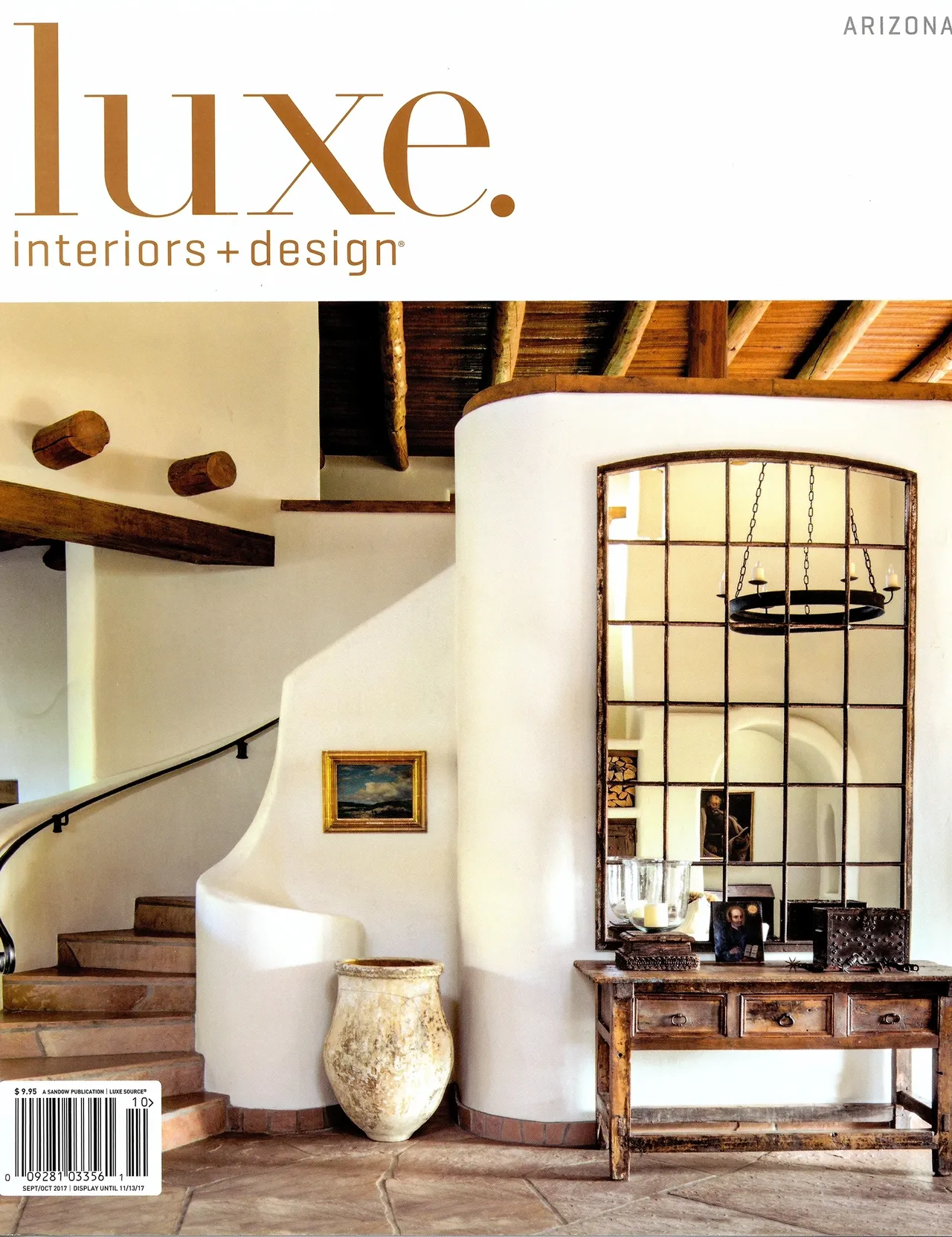 A picture of the cover of luxe magazine.