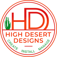 A logo of high desert designs